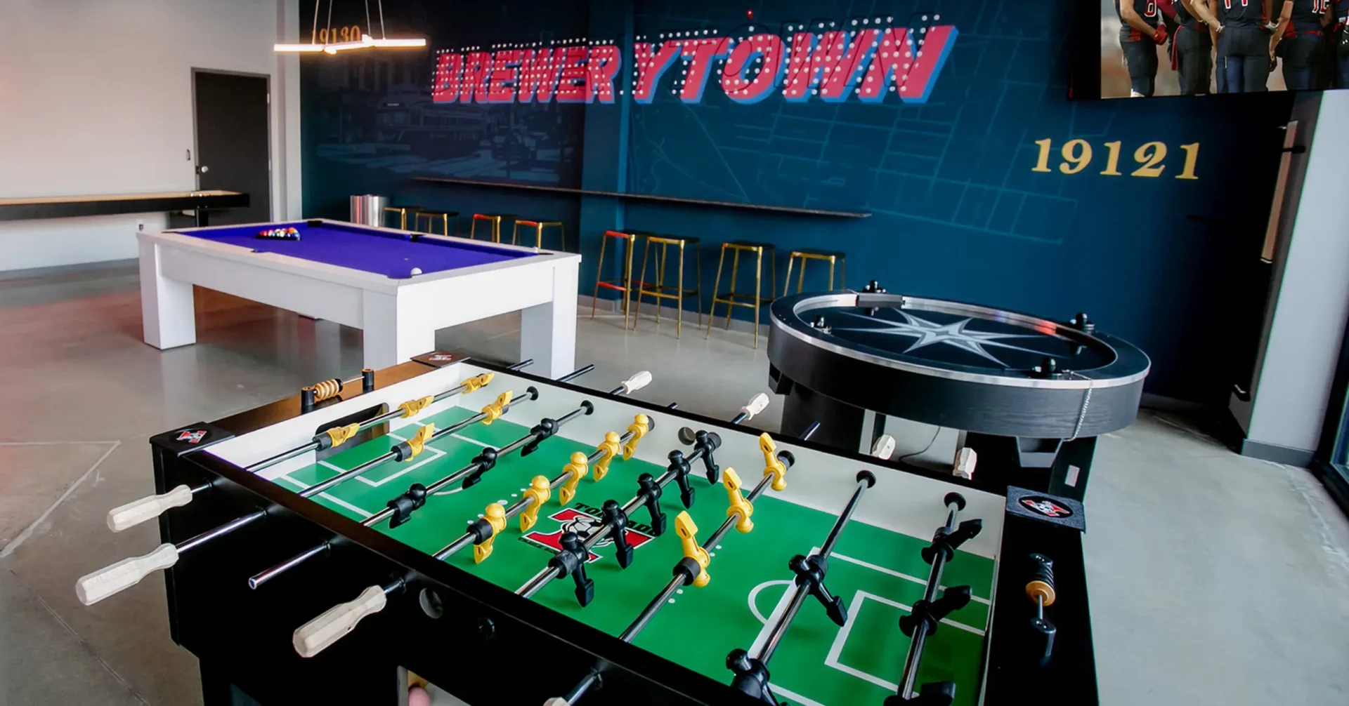 TheHubat31Brewerytown game room