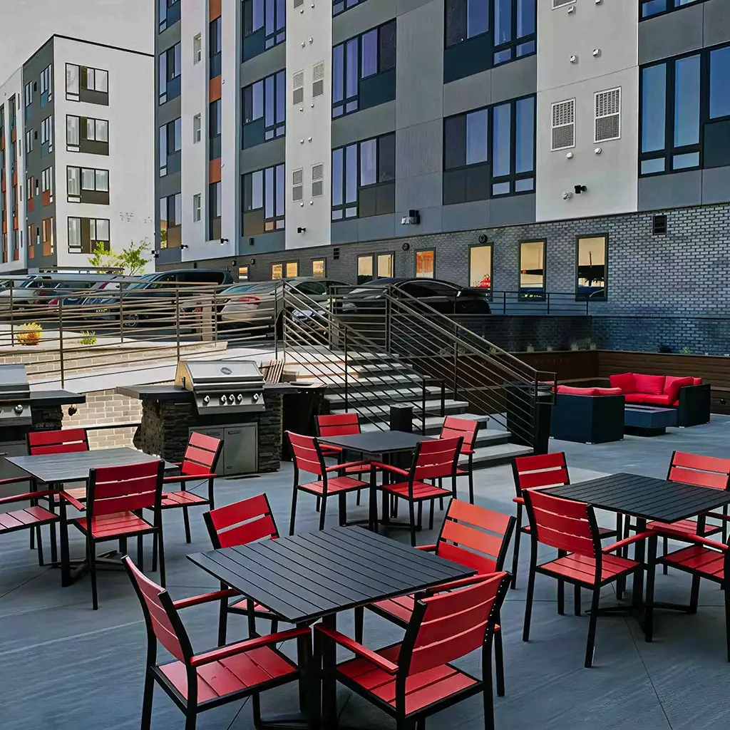 TheHubat31Brewerytown outdoor lounge